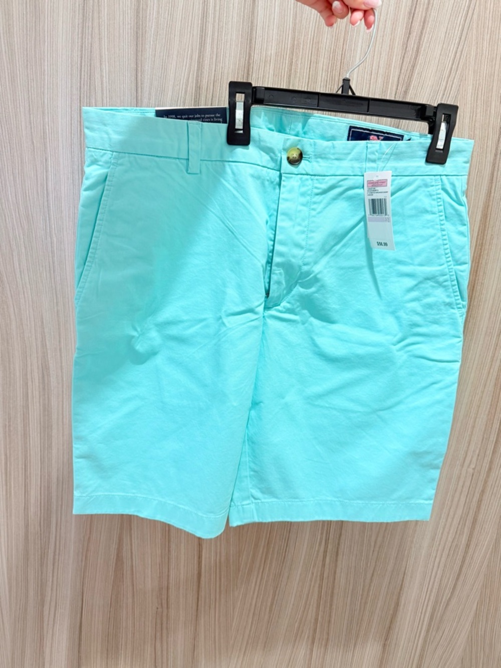 Vineyard Vines Men’s Aquamarine Flat Front Shorts